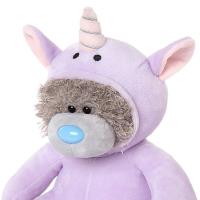 9" Purple Unicorn Onesie Me to You Bear Extra Image 1 Preview